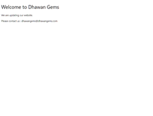 Tablet Screenshot of dhawangems.com